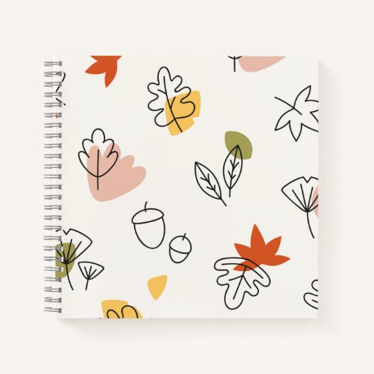 Cahier spiralé 8,5" x 8,5" (Devant)