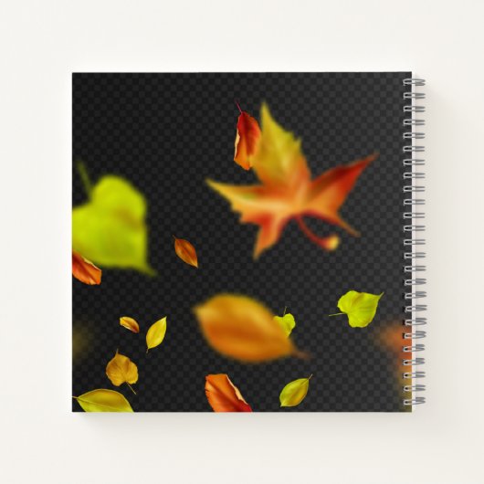 Cahier spiralé 8,5" x 8,5" (Dos)