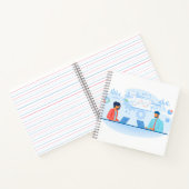 Cahier spiralé 8,5" x 8,5" (Intérieur)