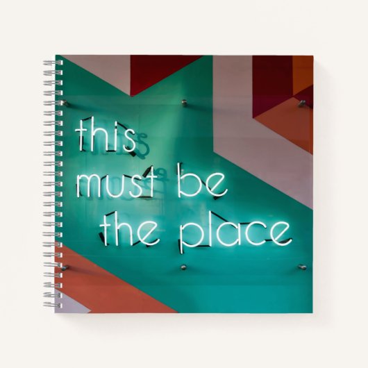 Cahier spiralé 8,5" x 8,5" (Devant)