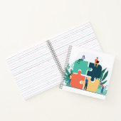 Cahier spiralé 8,5" x 8,5" (Intérieur)