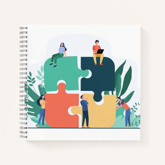 Cahier spiralé 8,5" x 8,5" (Devant)