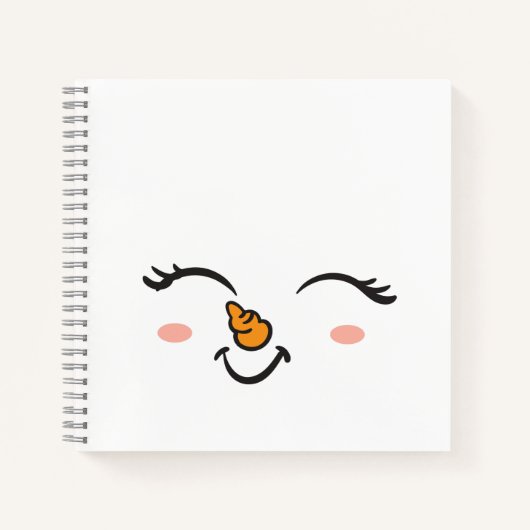 Cahier spiralé 8,5" x 8,5" (Devant)