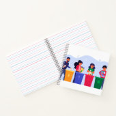 Cahier spiralé 8,5" x 8,5" (Intérieur)