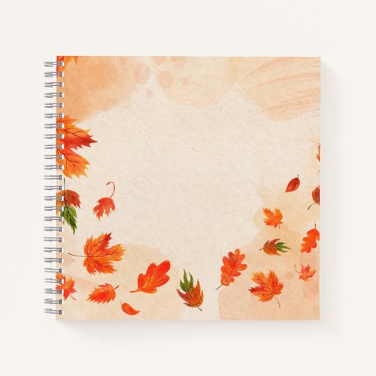 Cahier spiralé 8,5" x 8,5" (Devant)