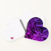 Cahier spiralé à coeur Fumée Violette (Intérieur)
