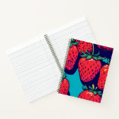 Cahier spirale à la fraise (Intérieur)