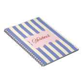 Cahier spiralé à l'esthétique mignonne et minimali (Côté Droit)