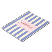 Cahier spiralé à l'esthétique mignonne et minimali (Côté gauche)