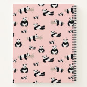 Cahier spiralé à thème Panda 21,6 cm x 28 cm (Dos)
