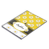 Cahier Spirale Abeille Fleur Jaune (Côté gauche)