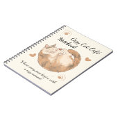 Cahier Spirale Anime Café Chat Cozy (Côté gauche)