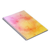 Cahier Spirale Aquarelle Coucher de Soleil (Côté Droit)