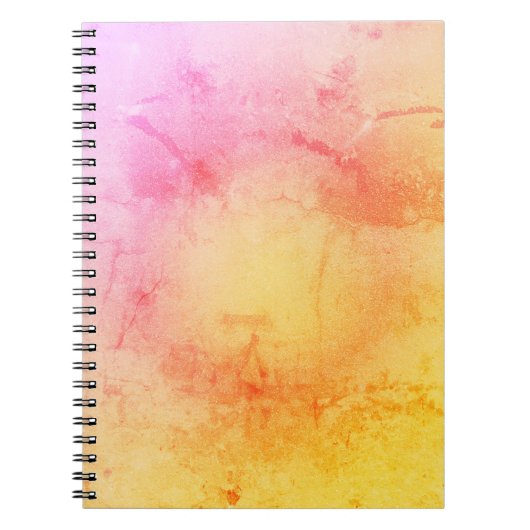 Cahier Spirale Aquarelle Coucher de Soleil (Devant)