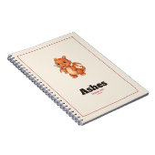Cahier spiralé Ashes le Dragon (Côté Droit)