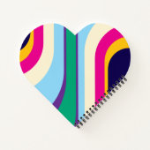 Cahier spiralé au cœur coloré (Dos)