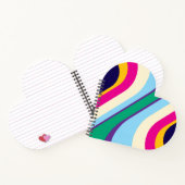 Cahier spiralé au cœur coloré (Intérieur)