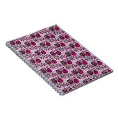 Cahier spiralé avec image florale (Côté Droit)