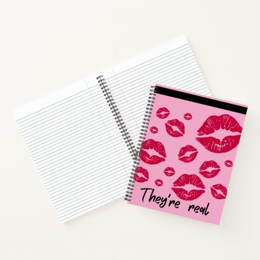 Cahier Spirale Baisers Réels Collège (Intérieur)