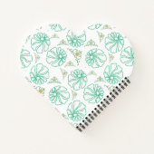 Cahier Spirale Calme Floral Menthe (Dos)