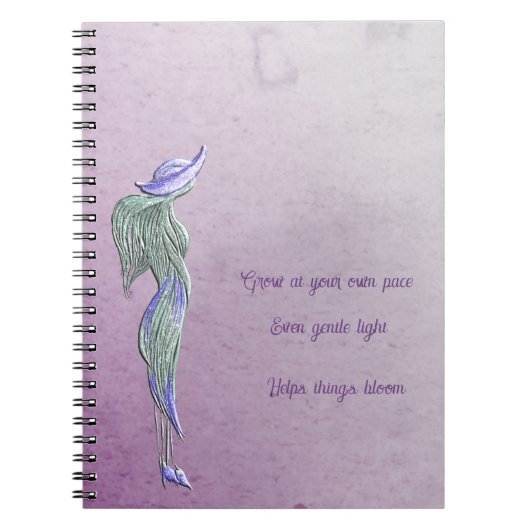 Cahier spirale calme raffiné (Devant)