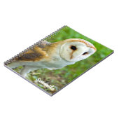 Cahier spirale Chouette effraie (Côté gauche)