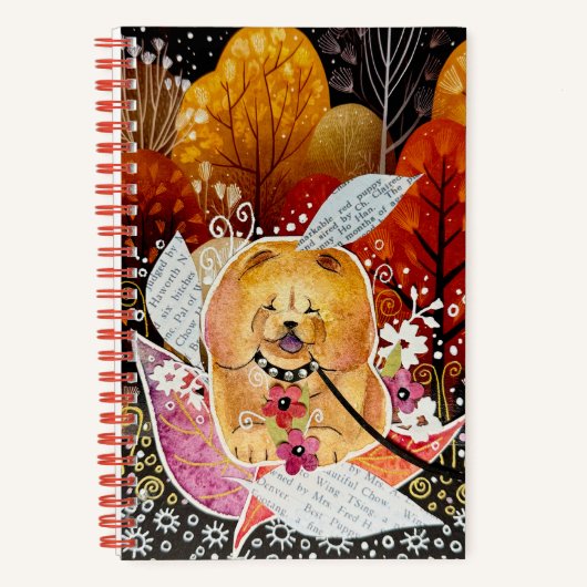 Cahier spiralé Chow - RACINES DU CŒUR (Recto)