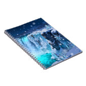Cahier Spirale Chutes de Cristal Gelé (Côté Droit)