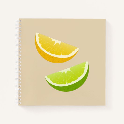 Cahier Spirale Citron & Lime (Devant)
