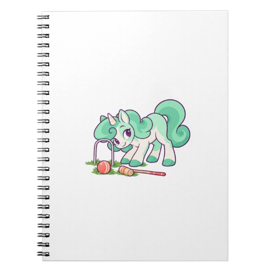 Cahier spiralé Clover Croquet (Devant)