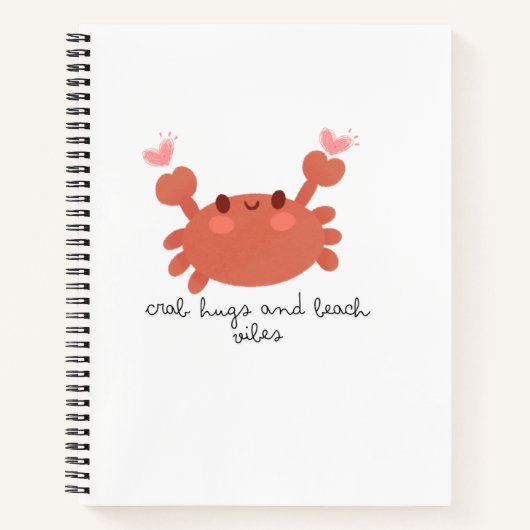 Cahier spirale crabe (Devant)