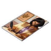 Cahier spiralé de luxe sur le thème du notaire (Côté gauche)