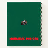 Cahier spiralé de Noël de Monster Truck modifiable (Dos)