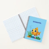 Cahier Spirale Deluxe Petit Poisson Personnalisé (Intérieur)
