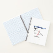 Cahier Spiralé Drôle De Maths Facile Trouver X (Intérieur)