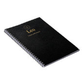 Cahier spiralé du zodiaque Lion - Aspect simili cu (Côté Droit)