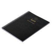 Cahier spiralé du zodiaque Lion - Aspect simili cu (Côté gauche)