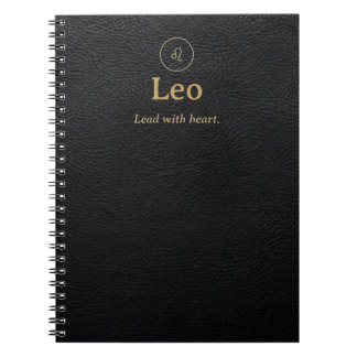 Cahier spiralé du zodiaque Lion - Aspect simili cu