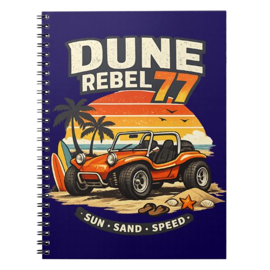 Cahier spiralé Dune Rebel 77 Beach Buggy (Devant)