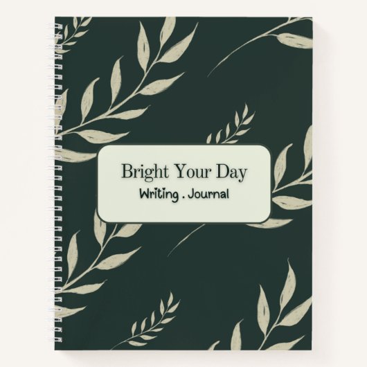 Cahier spiralé "Éclairer Votre Jour" (Devant)