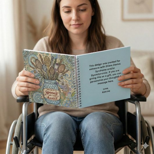 Cahier spiralé Ehlers Danlos Spoonie