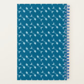 Cahier spiralé enfant ours brun pêche mignon (Verso)