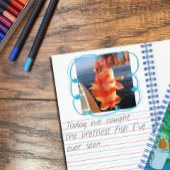 Cahier spiralé enfant ours brun pêche mignon