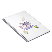 Cahier spiralé esthétique et mignon avec hamster (Côté Droit)