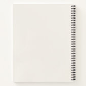 Cahier spirale / Esthétique littéraire introverti (Dos)