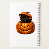 Cahier spirale fantaisiste joyeux Halloween (Verso)