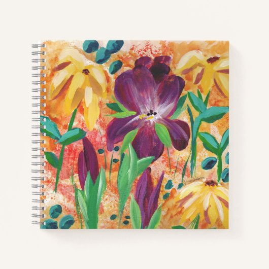 Cahier spiralé Fire and Iris (Devant)