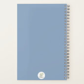 Cahier Spirale Fleur Sauvage Bleue 🌸 (Verso)