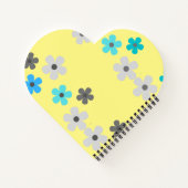 Cahier Spirale Floral à Cœur Moderne Rustique (Dos)