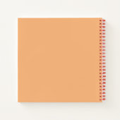 Cahier Spirale Floral Dans Un Style Unique (Dos)